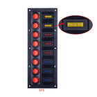 Black 12v Rocker Switch Panel ,  IP68 3 Way Rocker Switch Marine